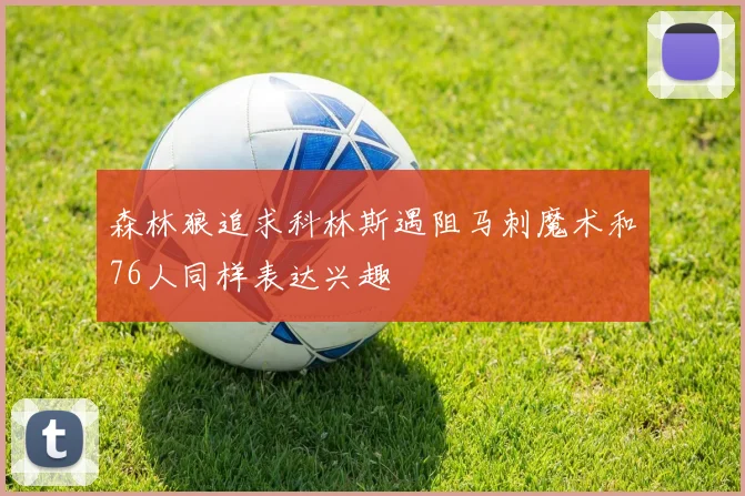 森林狼追求科林斯遇阻马刺魔术和76人同样表达兴趣